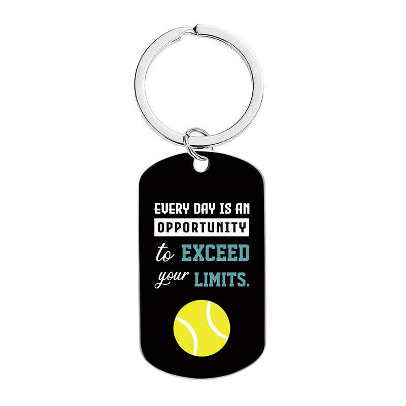 Wholesale Inspirational Holiday Memorial Gift Metal Keychain